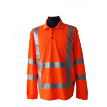 Vestuário de trabalho de alta visibilidade com faixa reflexiva de alerta